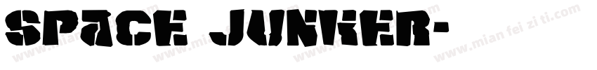 Space Junker字体转换